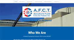 Desktop Screenshot of accurateflowcoolingtower.com